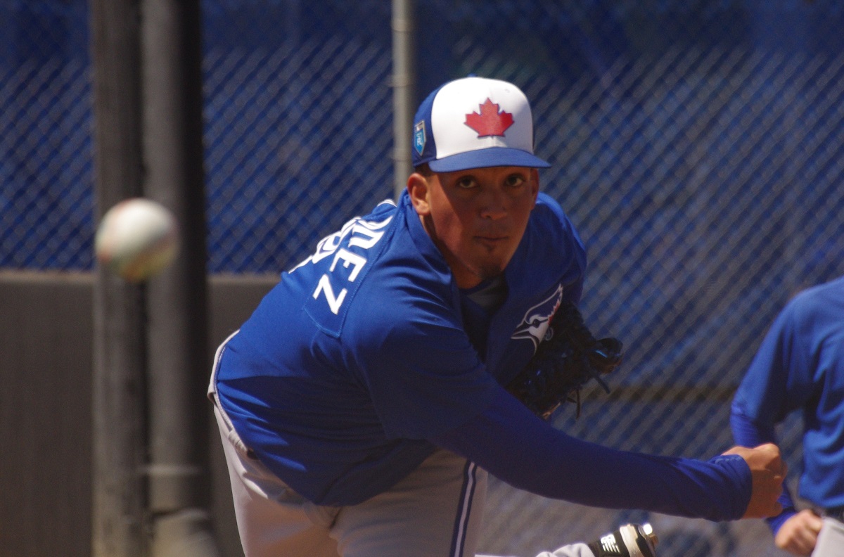 Roither Hernandez is one of the pitchers to watch on the Gulf Coast League Blue Jays. Photo Credit: Jay Blue