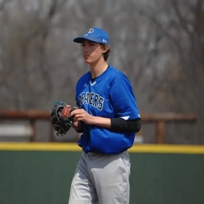 Brampton Royals grad Lucas Wepf (Georgetown, Ont). gave up an unearned run, while allowing just three hits in five innings to lead Pratt Community College to a win over Vernon this week.