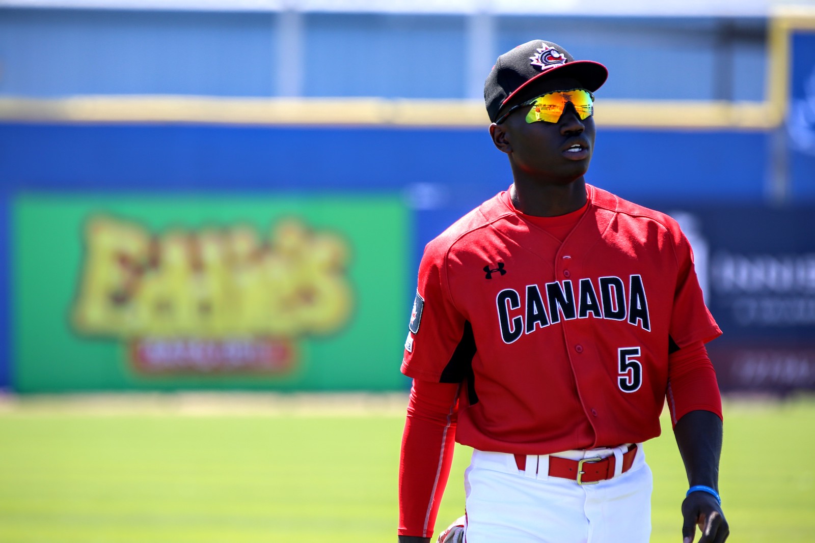Ontario Blue Jays OF Dasan Brown (Oakville, Ont.) is one of 31 athletes named to Baseball Canada’s Junior National Team Spring Training camp on Wednesday. Photo: Amanda Fewer