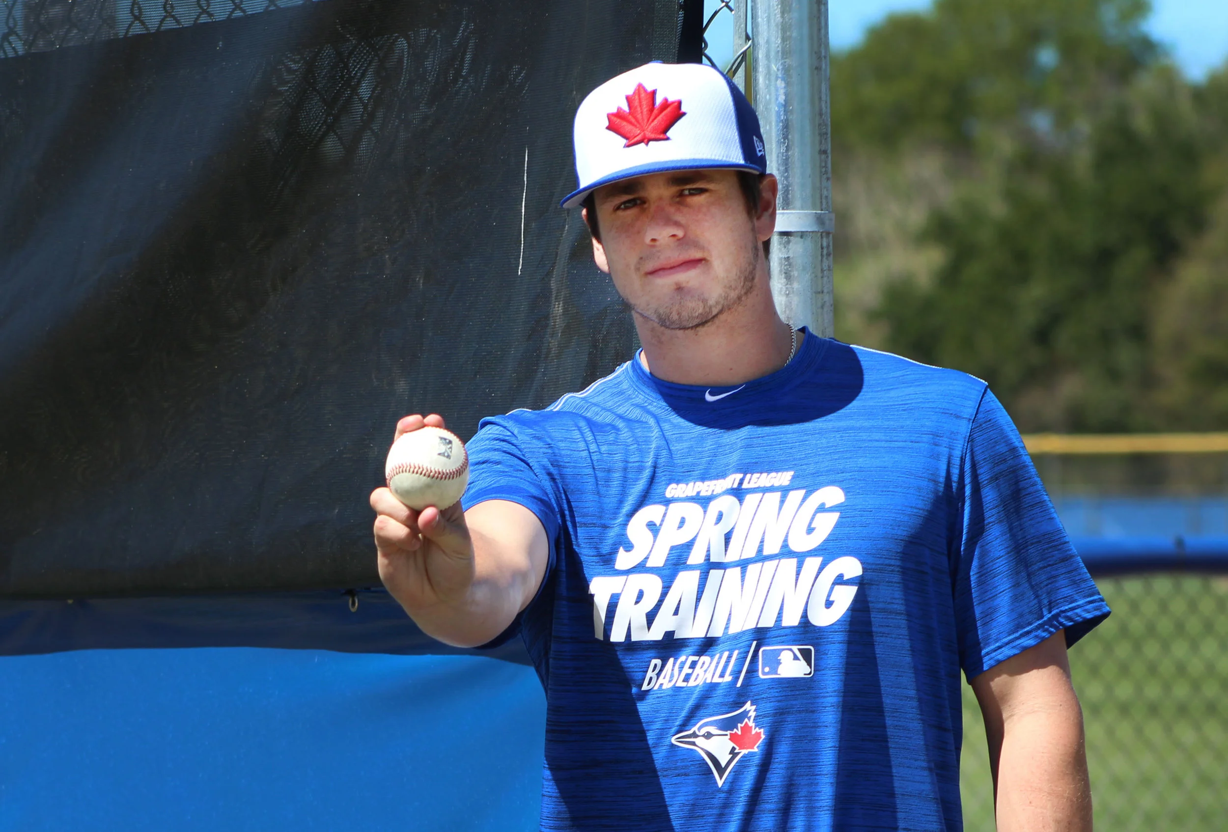 Strong work ethic and "bulldog" mentality help Buffo rise in Jays' ranks