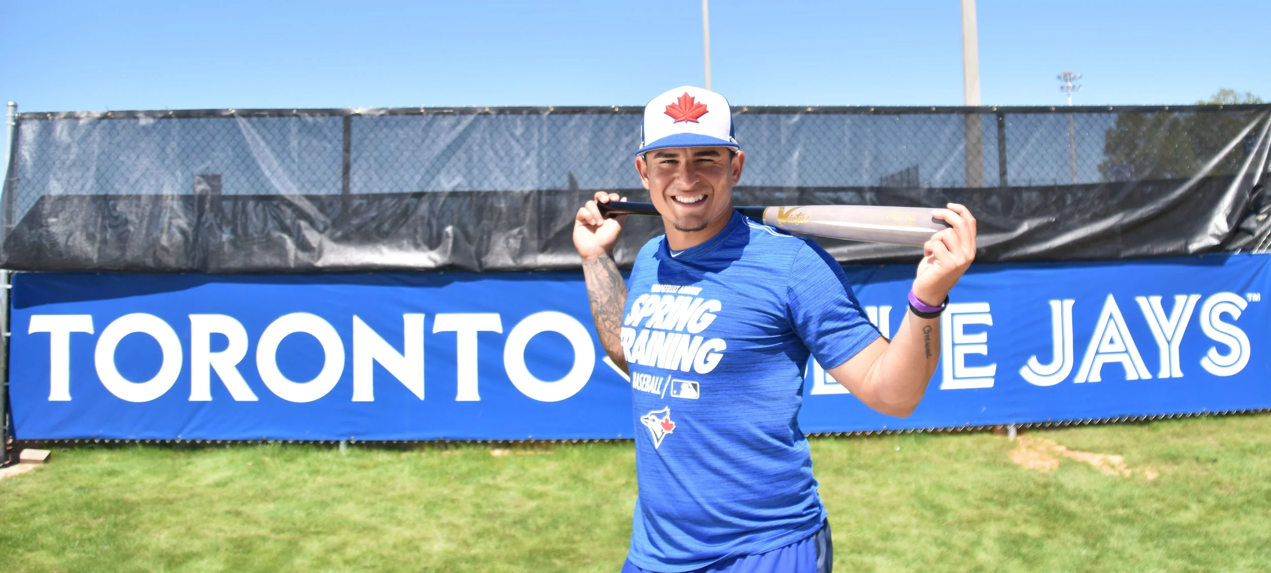 Jays prospect Bec embracing new position behind the plate