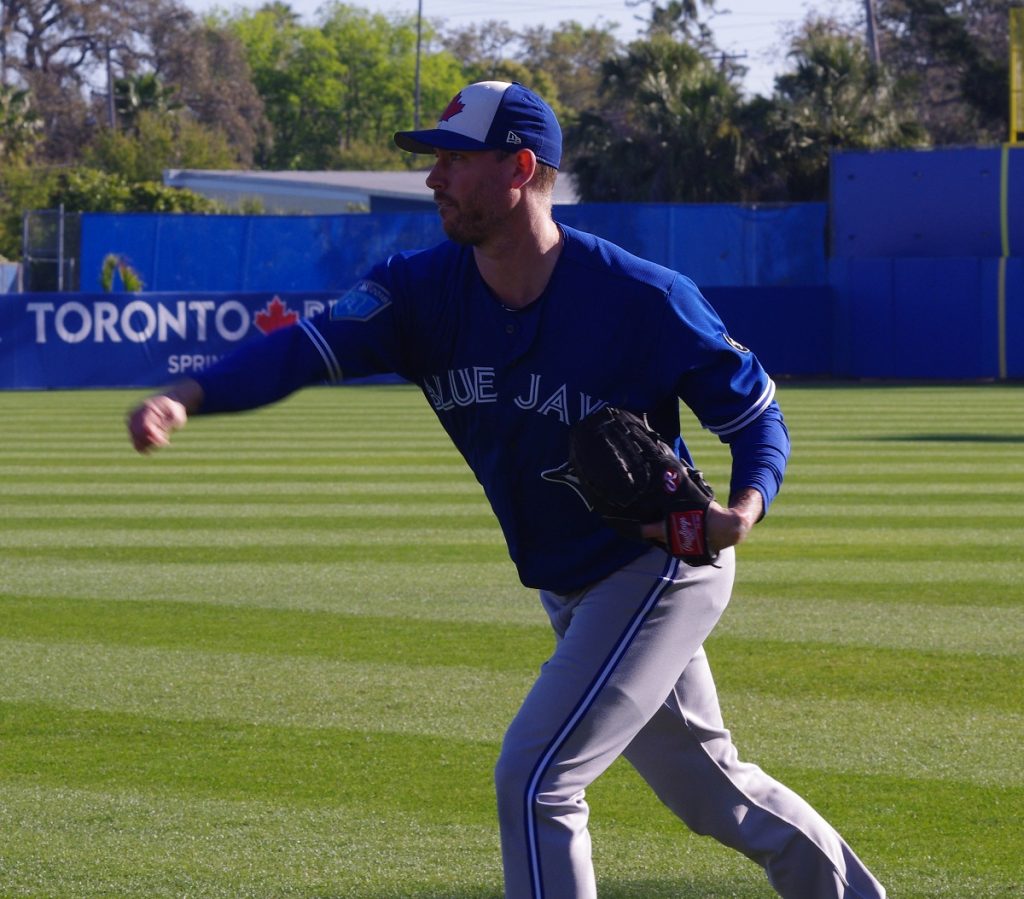Toronto Blue Jays reliever John Axford (Port Dover, Ont.) has been sidelined with an elbow injury. Photo: Jay Blue