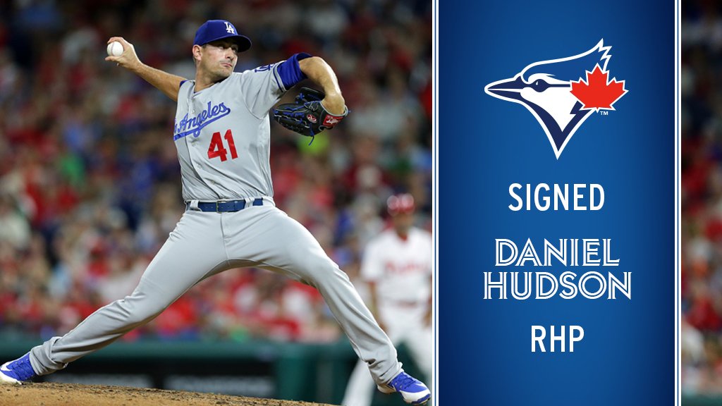 Blue Jays add Hudson to bullpen, re-sign Axford