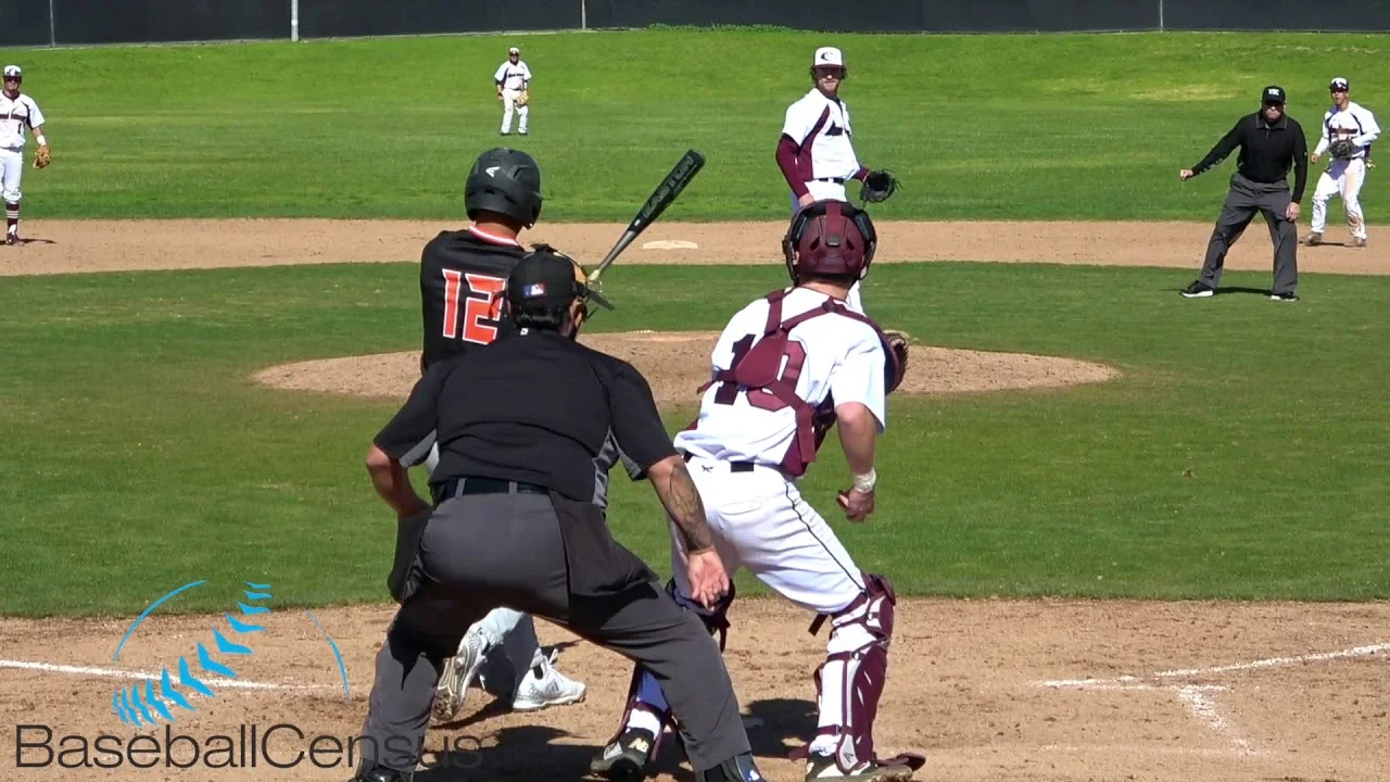 RBI Regina Baseball grad Spencer Davis (Regina, Sask.), shown on the mound in this photo, allowed just one run in 3 1/3 for Monterey Peninsula.