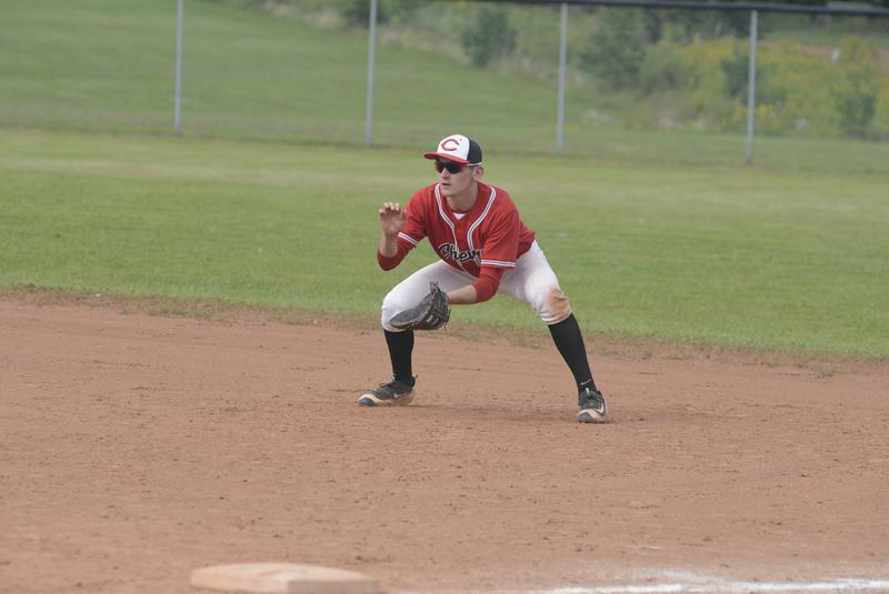 Team P.E.I, alum Josh Myers (Miscouche, P.E.I.) went 3-for-9 (.333 batting average) for SUNY Adirondack. Photo: Jason Malloy