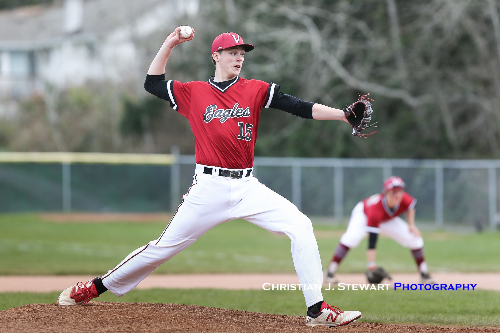 Victoria Eagles alum Hayden Wilcox (Victoria, B.C). allowed just one earned run in four innings in his start for Dodge City. Photo: Christian J. Stewart