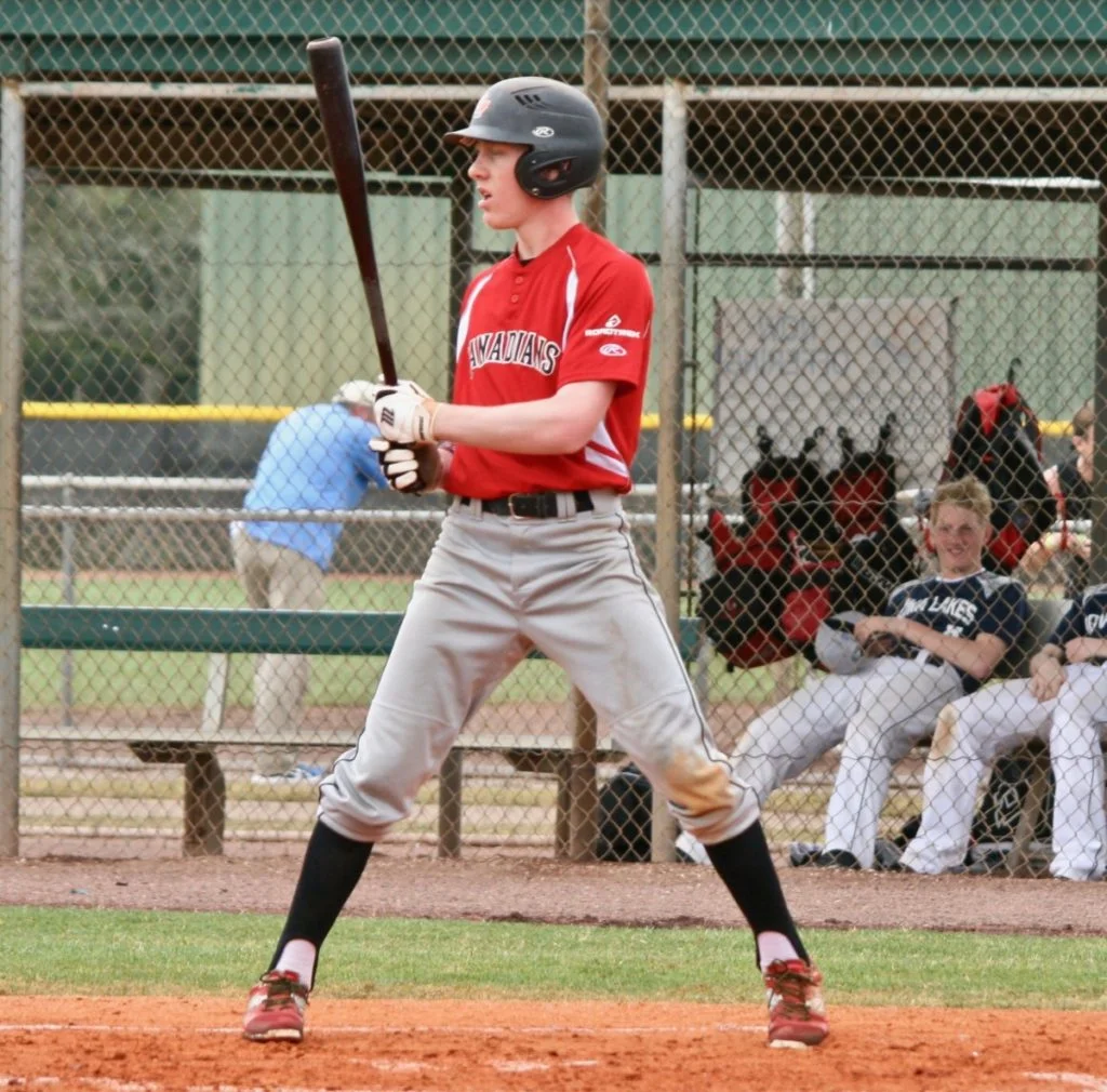 Great Lake Canadians alum Noah Myers (Wyoming, Ont.) went 11-for-22 (.500 batting average) with a home runs and six RBIs for Wabash Valley. Photo: Twitter.