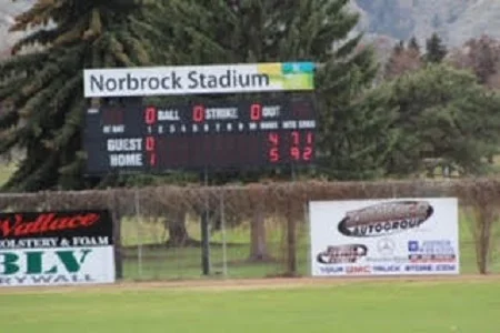 The scoreboard at Norbrock Stadium tells the story, a 5-4 win in 11 innings.