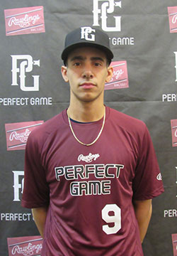 Ontario Blue Jays grad Andres Gonzalez (Toronto, Ont.) had five hits and six walks in five games for the Connors State Cowboys. Photo: Perfect Game