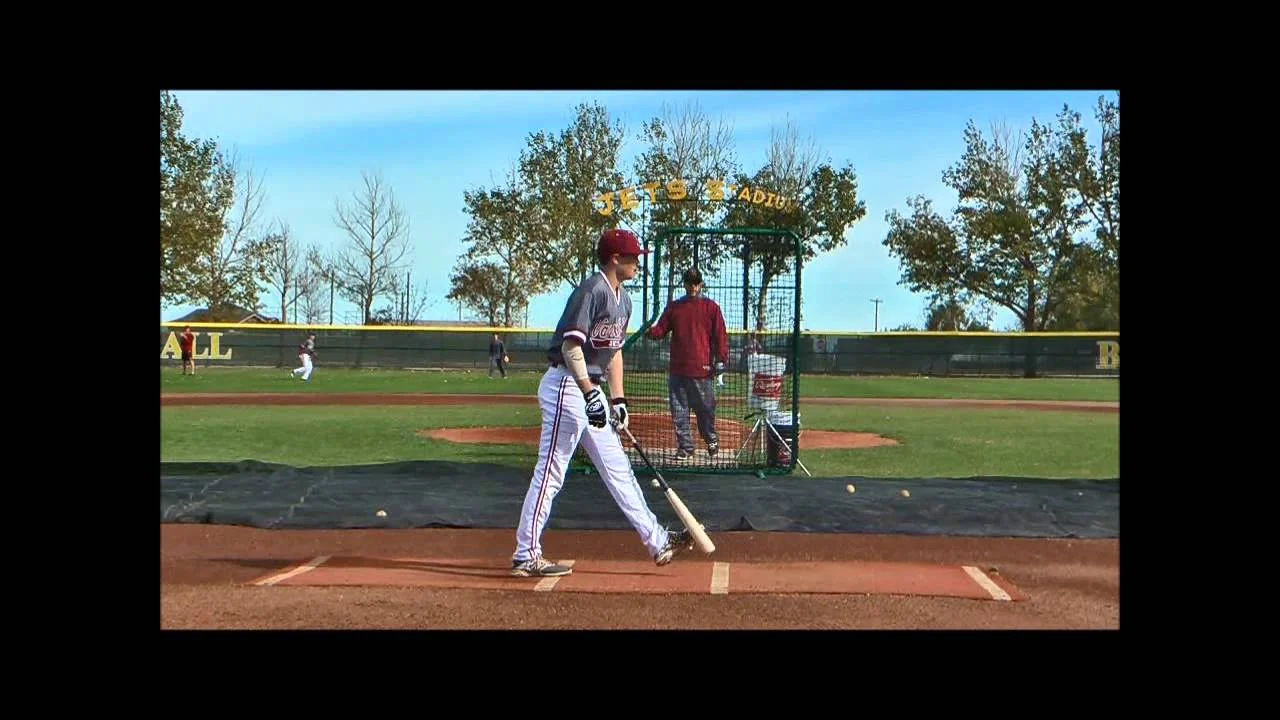 Vauxhall Academy grad Blake Gallagher (Fredericton, N.B.) went 5-for-14 with three runs and four RBIs in four games for Colby Community College. Photo: YouTube