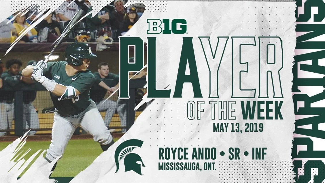 Ando goes 10-for-18 (.556) to earn Big Ten POW
