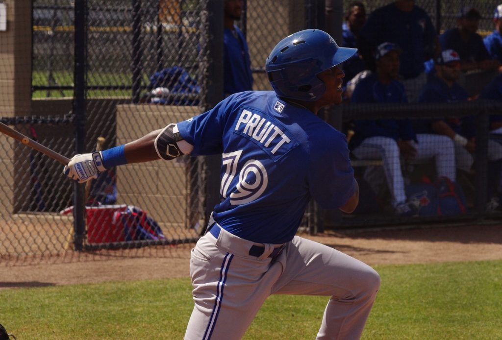 Reggie Pruitt had three hits for the low-A Lansing Lugnuts on Tuesday. Photo: Jay Blue (file photo)