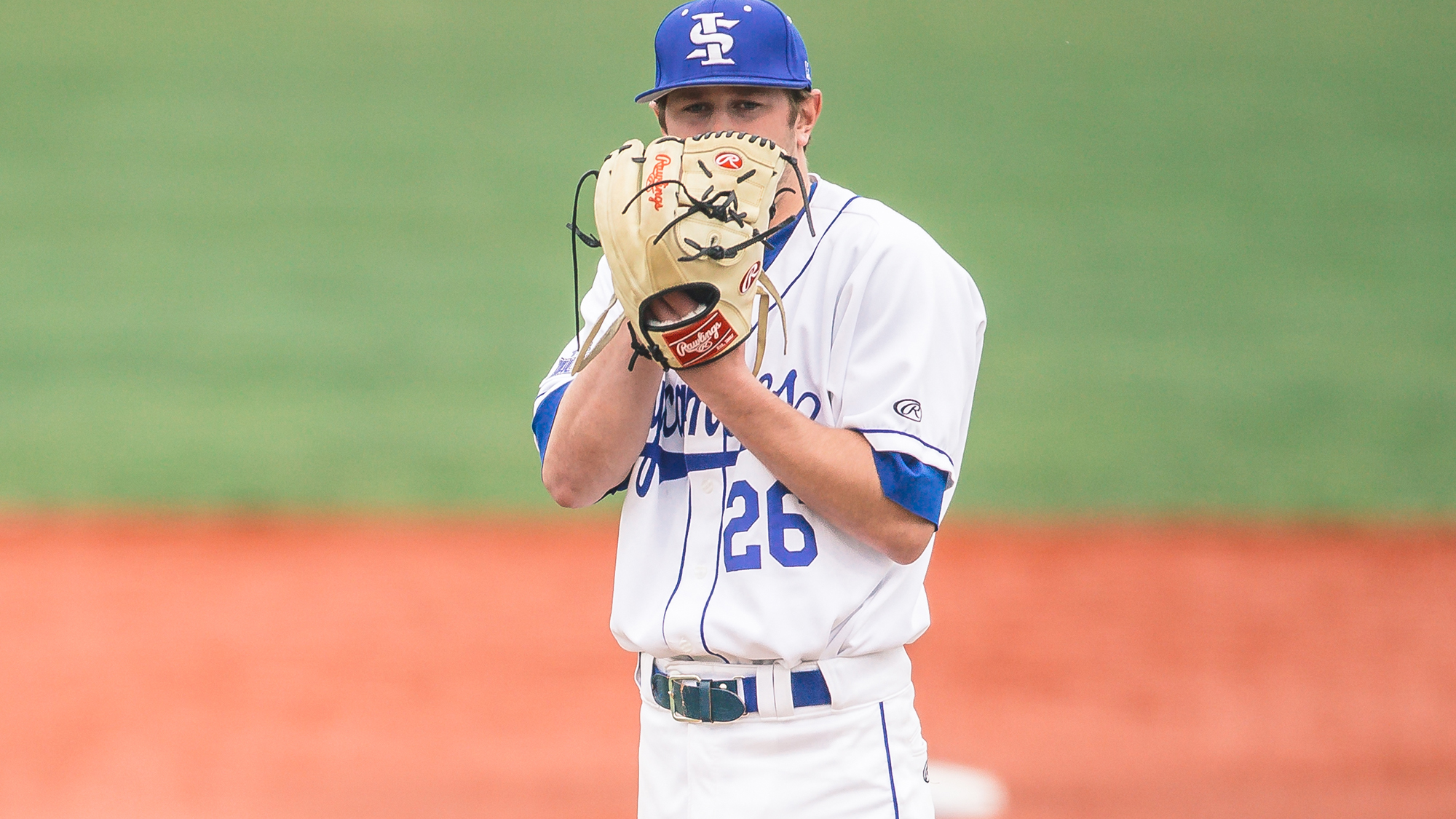Great Lake Canadians alum Tyler Whitbread (Camlachie, Ont.) hurled eight scoreless innings and picked up a win in a start for the Indiana State Sycamores. Photo: Indiana State Athletics.
