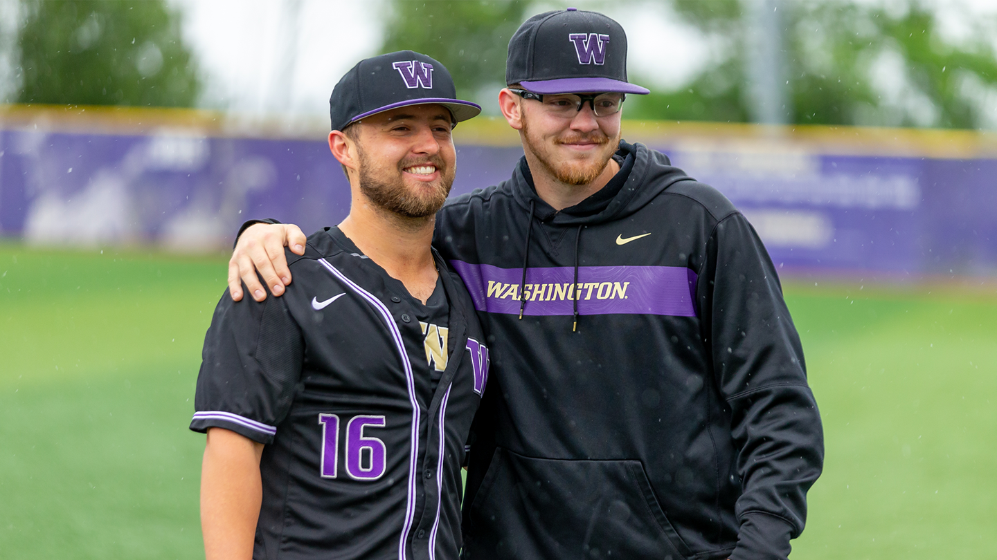 Burgmann selected along with Huskies' battery mate on Day 2 of draft