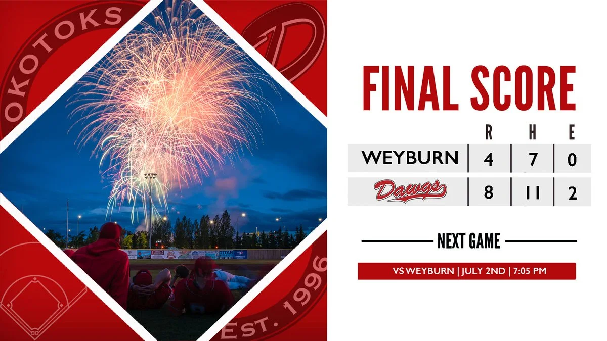 Dawgs defeat Beavers in front of large Canada Day crowd