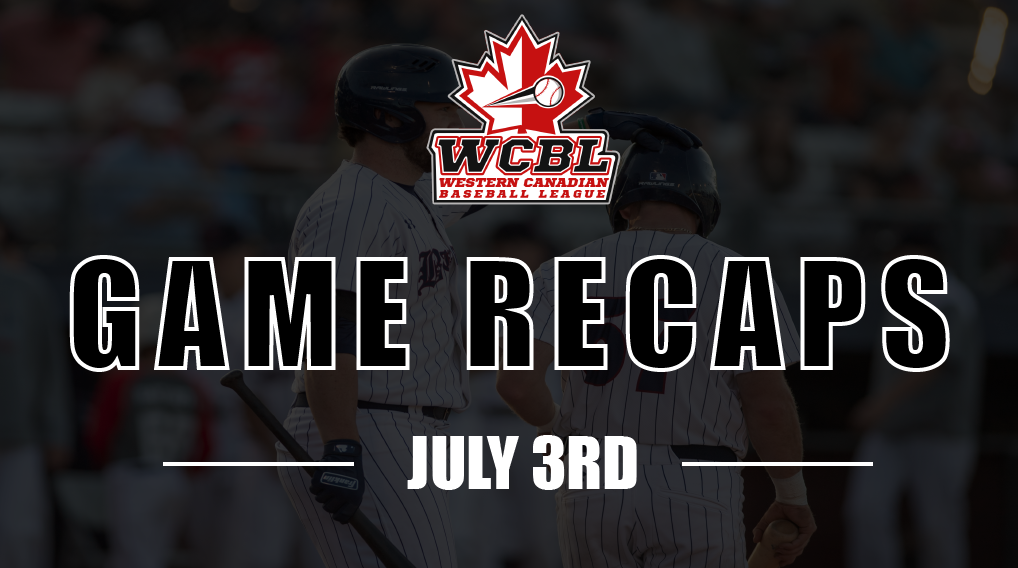 Western Canadian Baseball League Game Recaps - July 3