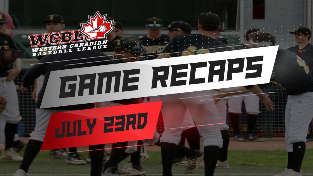 Western Canadian Baseball League Game Recaps - July 23