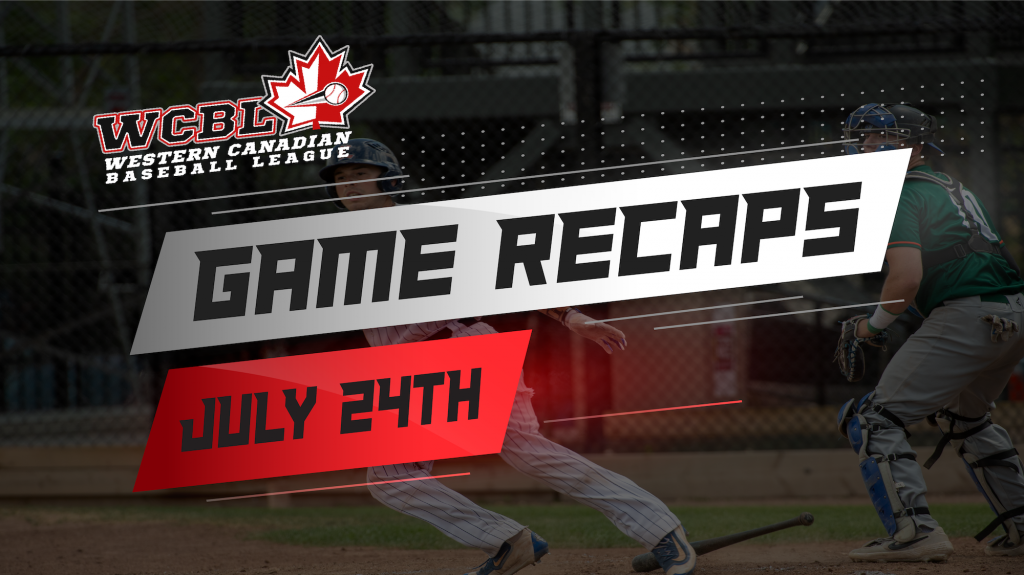 Western Canadian Baseball League Game Recaps - July 24