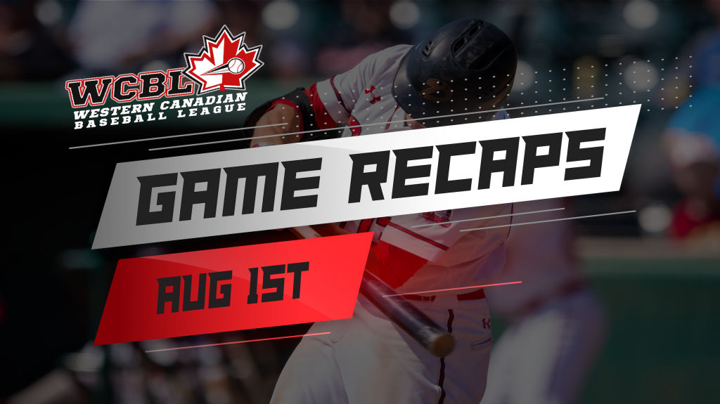 Western Canadian Baseball League Game Recaps - August 1