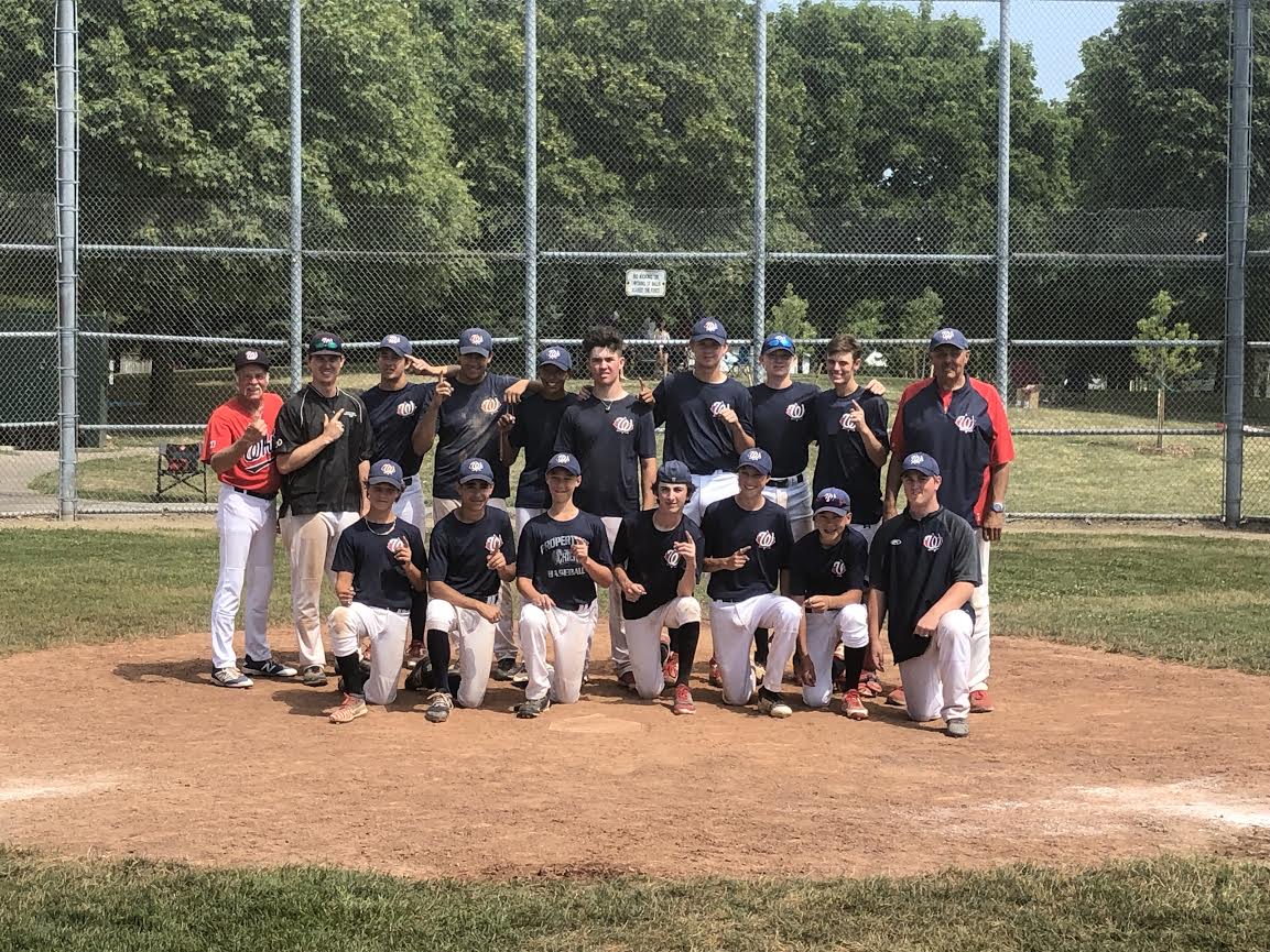 The Whitby Chiefs, coached by Clare Osborne, won the Baseball Ontario 15U championships at Clarkson Park in Mississauga and now head to Kinsmen Stadium where the host Oshawa Legionaires await.