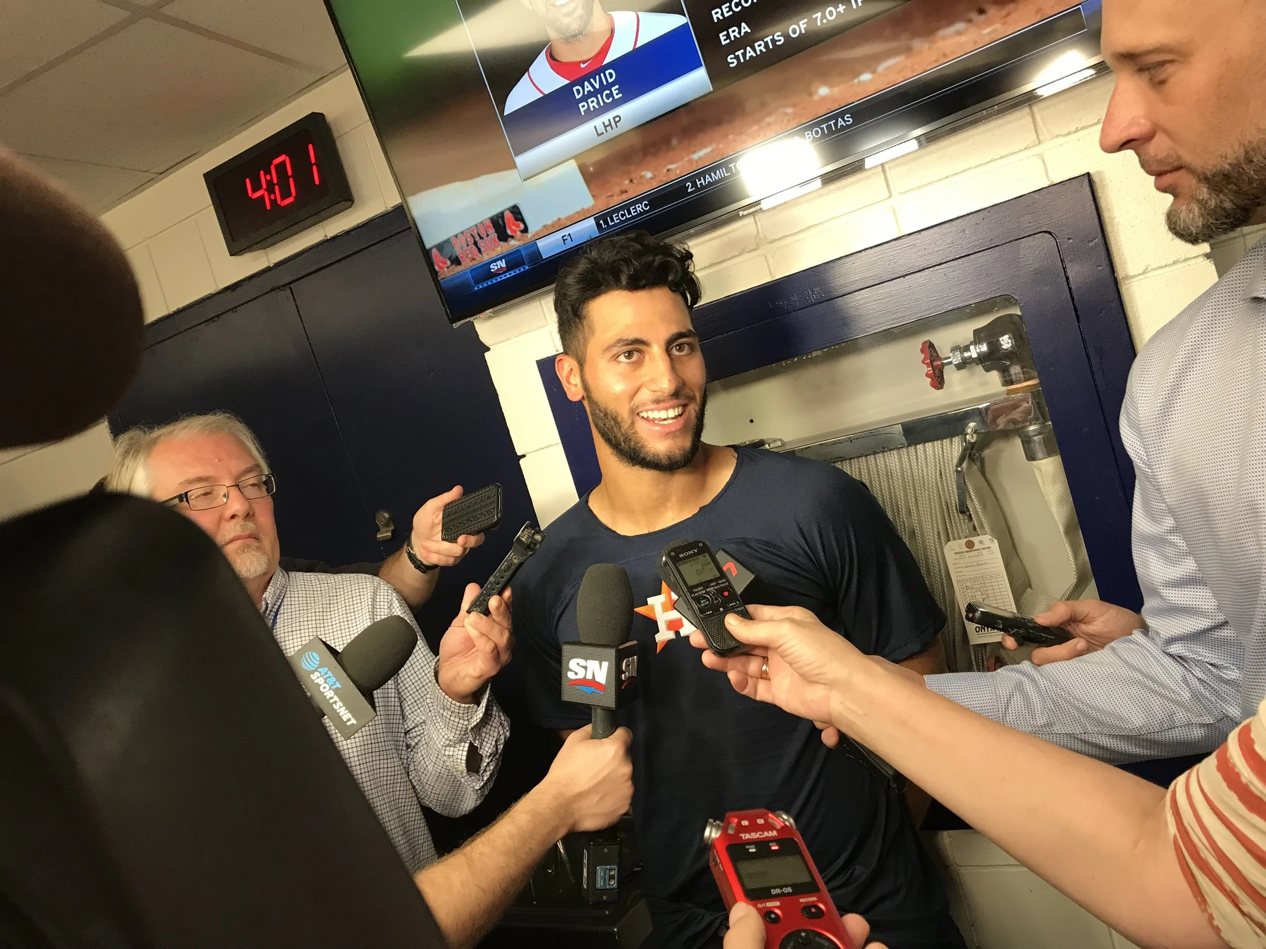Canadian Toro the offensive hero in Verlander's no-hitter