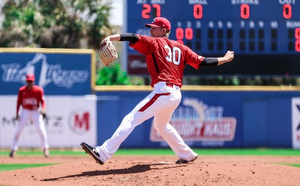 Langley Blaze and Junior National Team right-hander Theo Millas (Burnaby, B.C.), the top ranked player on CBN’s 2020 Draft List, will suit up for Team Orange at this year’s Tournament 12. Photo: Baseball Canada