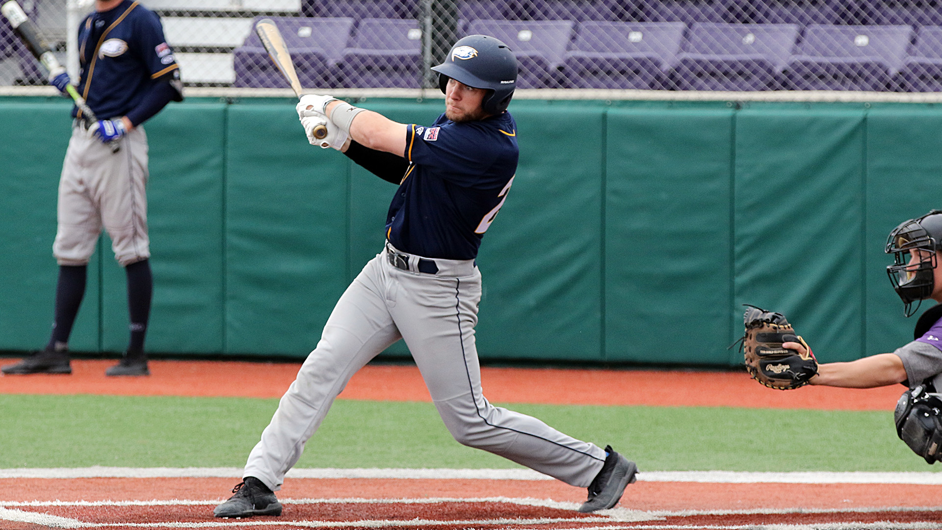 One-time iCase Husky Jaxon Valcke (St. Marys, Ont.) had 54 hits for the University of British Columbia Thunderbirds. Photo: Wilson Wong.