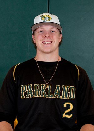 Former Great Lake Canadians Daniel Warkentin (Leamington, Ont.) batted .323 with 43 RBIs for Parkland last spring.