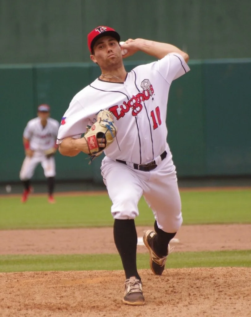 Left-handed reliever Marcus Reyes posted a 2.56 ERA in 39 appearances for the class-A Lansing Lugnuts in 2019. Photo: Jay Blue
