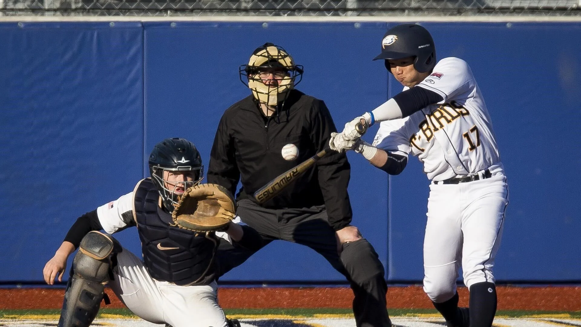 Or has three hits, knocks in three as UBC splits in Oregon 
