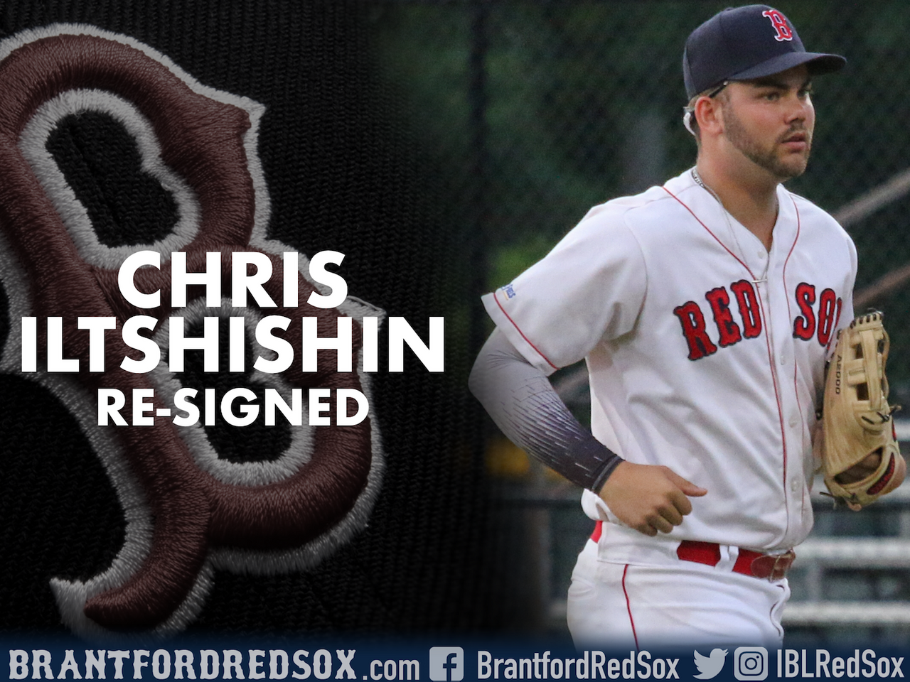 IBL's Brantford Red Sox re-sign Chris Iltshishin