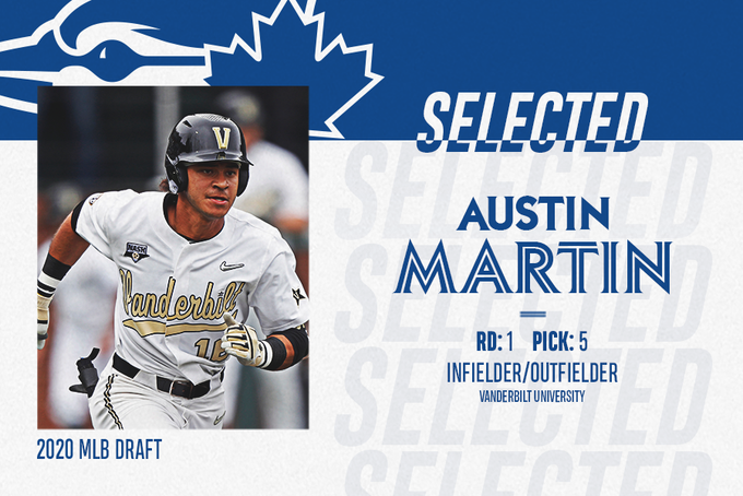 Jays take Martin with first-round pick