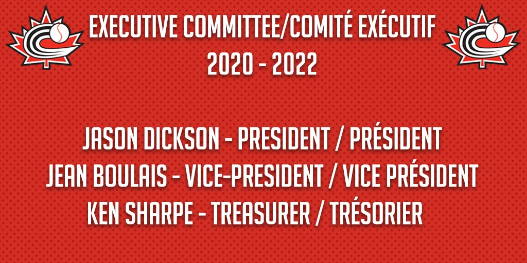 Baseball Canada announces new executive for 2020-2022