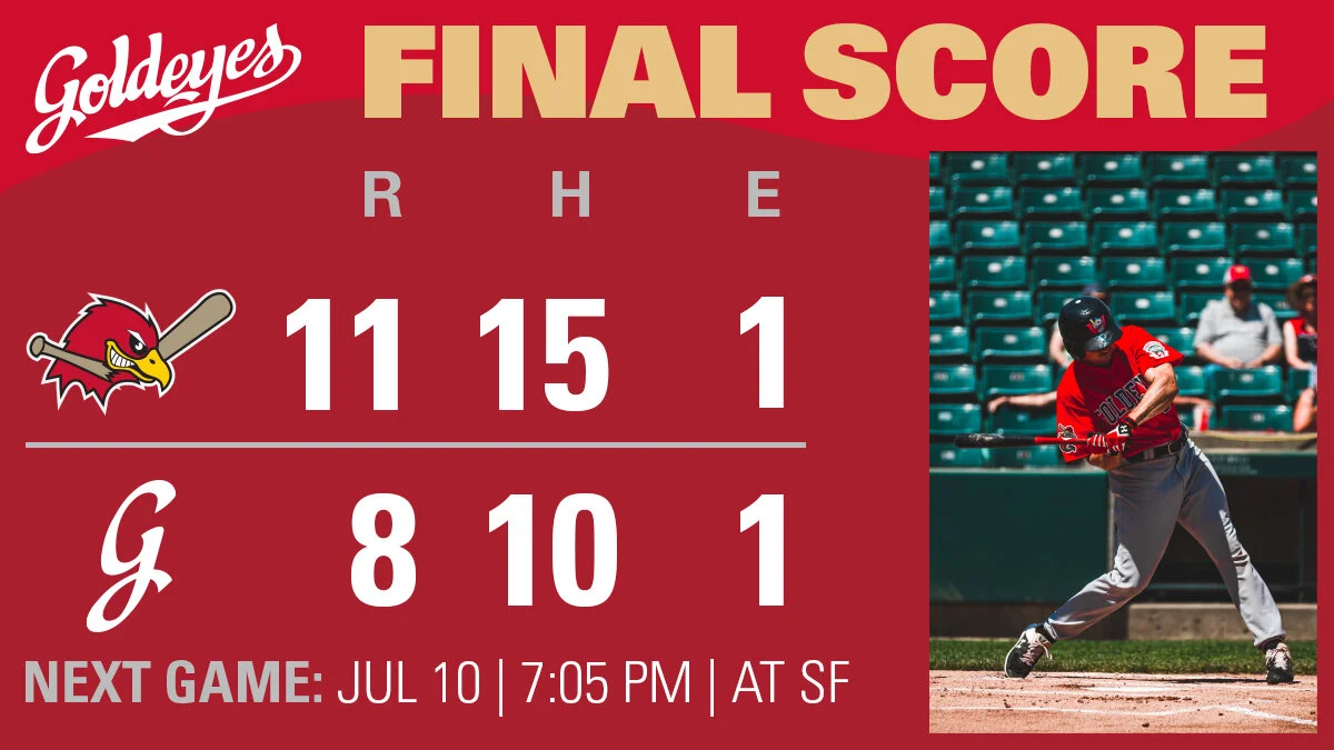 Redhawks down Goldeyes thanks to nine-run fourth