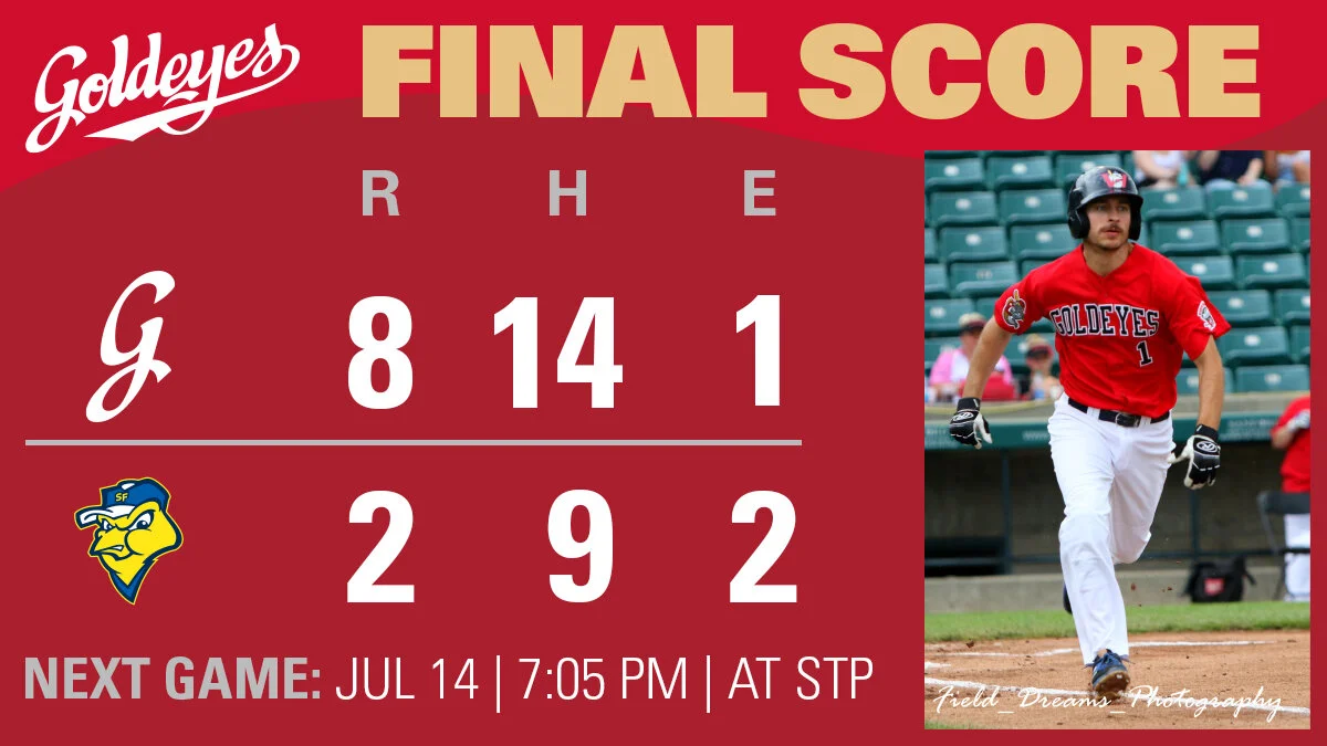 Darvill, Wood help Goldeyes to 8-2 win