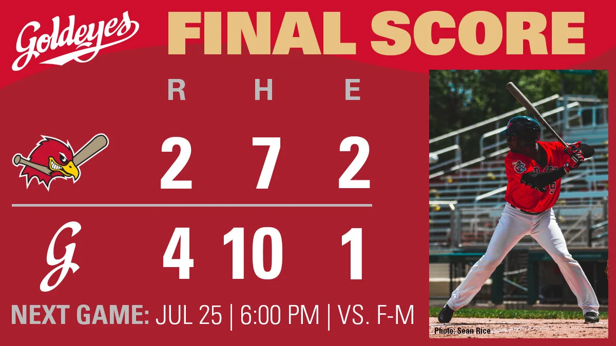 Goldeyes rally late for win over RedHawks