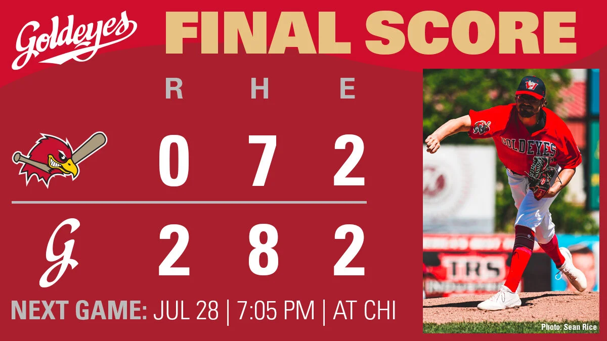 Goldeyes defeat RedHawks in pitcher's duel