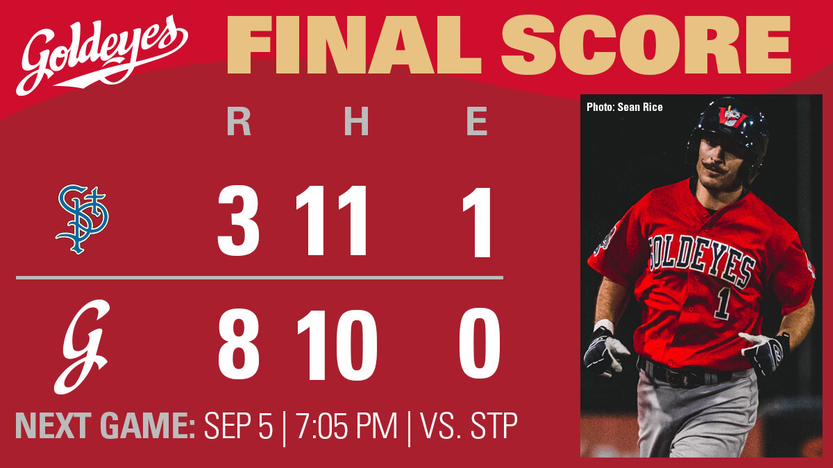 Goldeyes down Saints in series opener