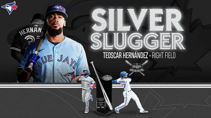 Blue Jays' Hernandez wins Silver Slugger Award