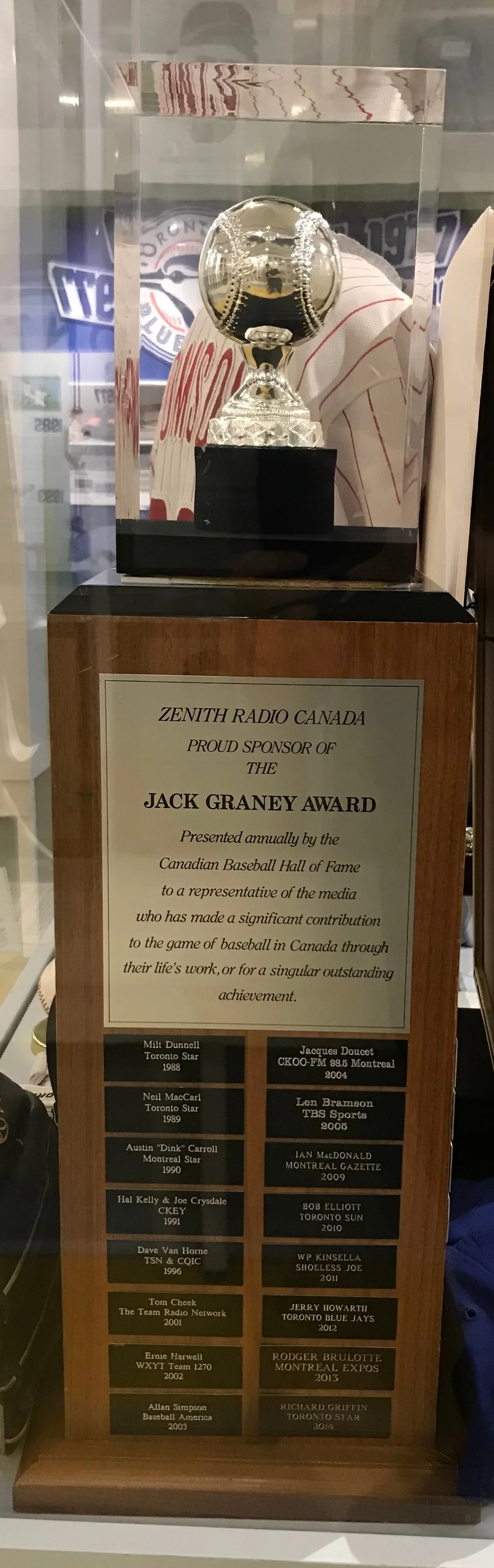 Canadian ball hall needs membership drive support, announces awards dates