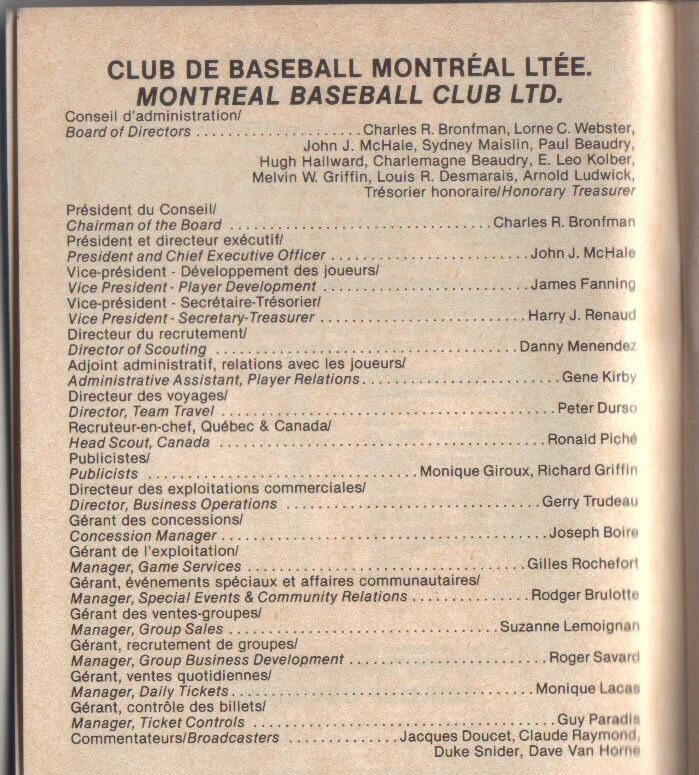 Former Expos and Blue Jays employee Durso preferred to be reclusive figure