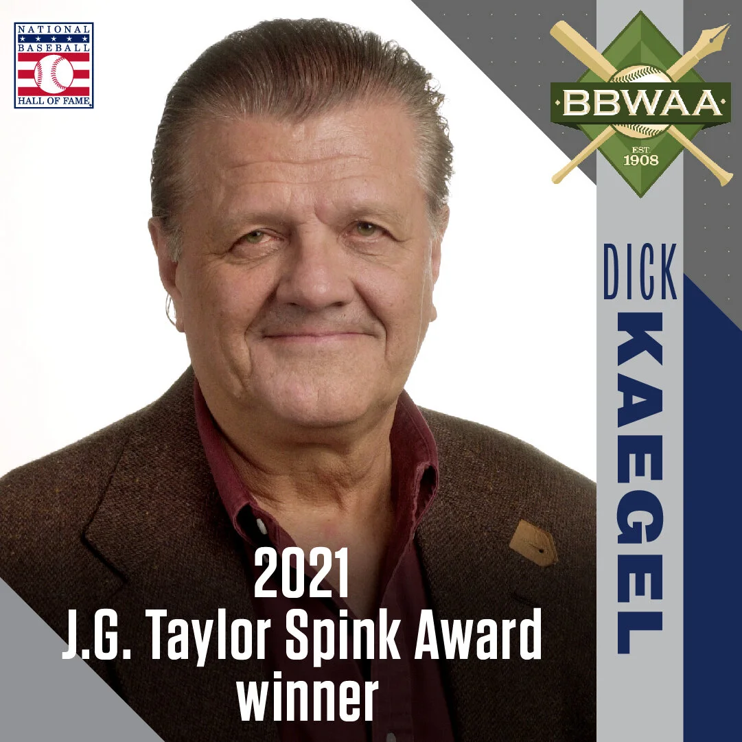 Dick Kaegel wins BBWAA’s J.G. Taylor Spink Award