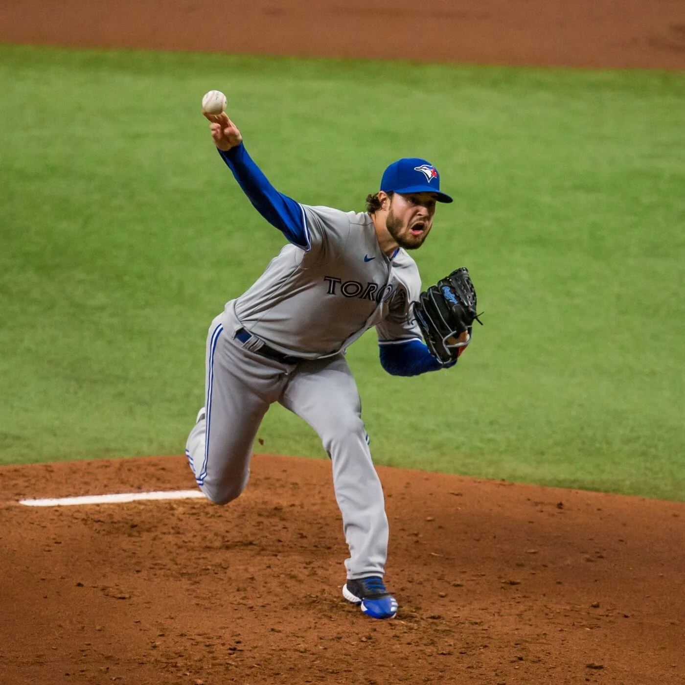Right-hander Thomas Hatch emerged as one of the Toronto Blue Jays’ most reliable relievers in 2020. Photo: USA Today Sports