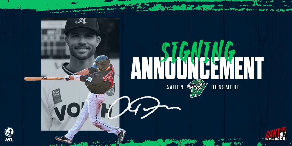 IBL's Welland Jackfish sign Dunsmore