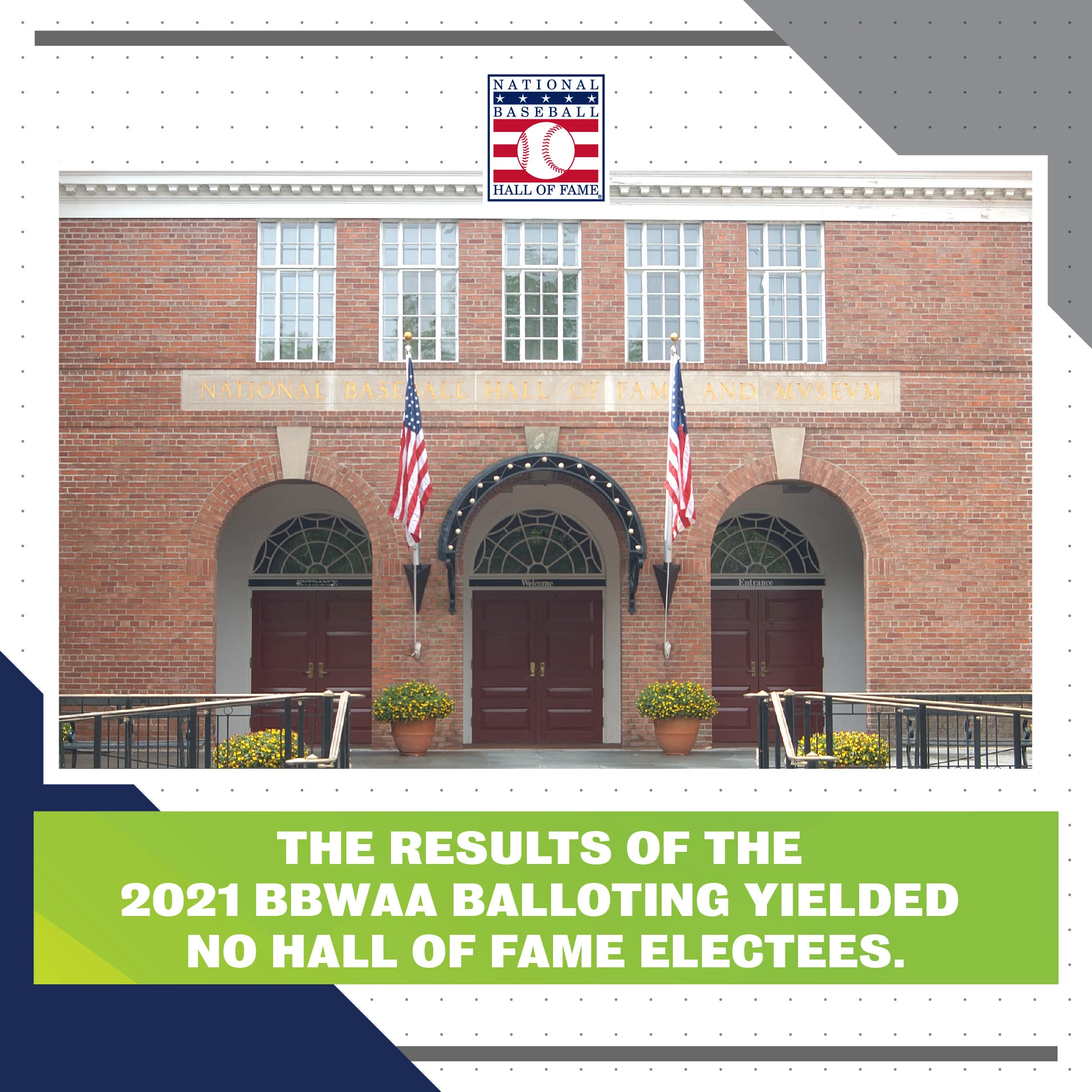 No new Hall of Fame inductees in 2021