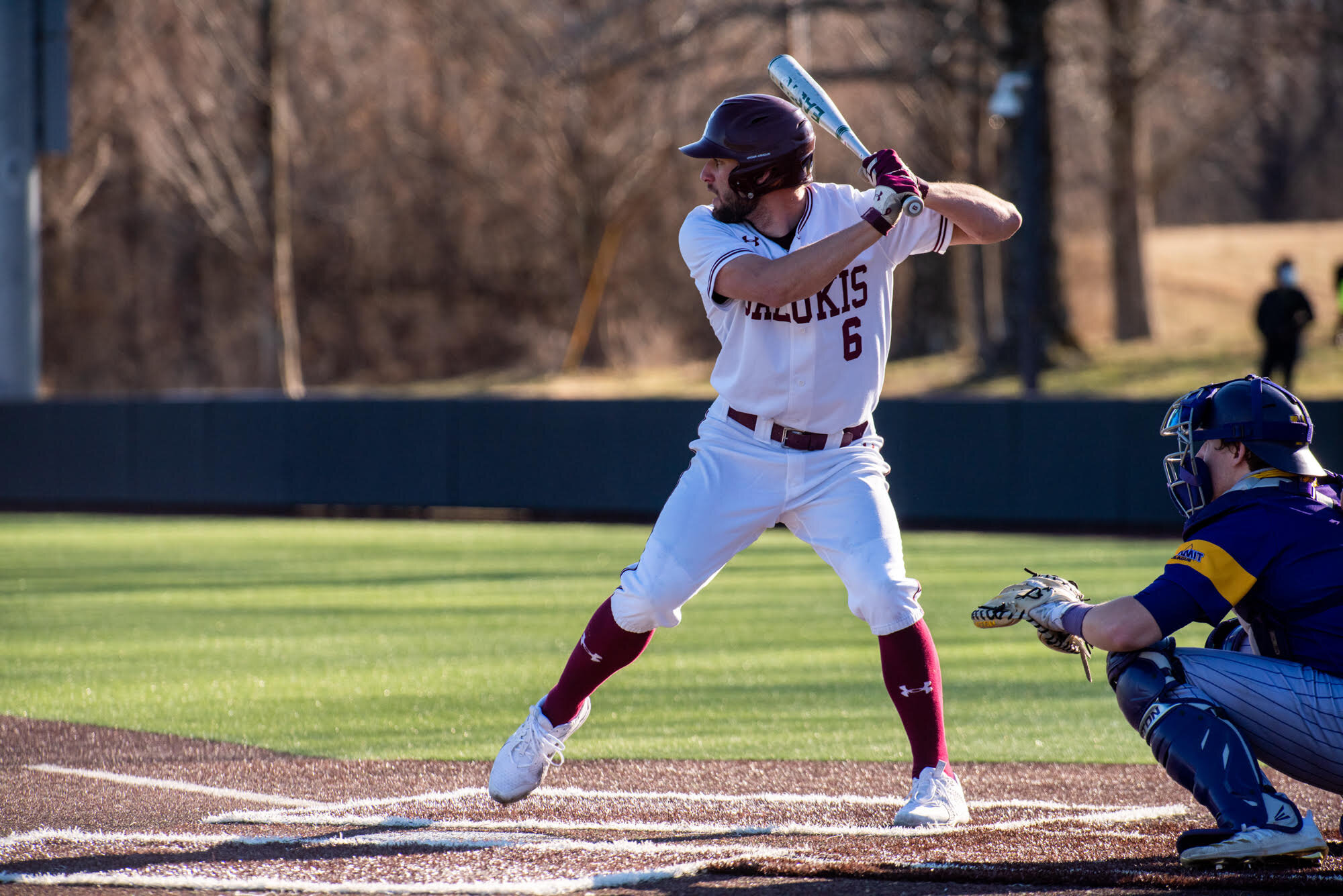 Peters excels in CF, leads with .420 mark, Babcock puts up zero