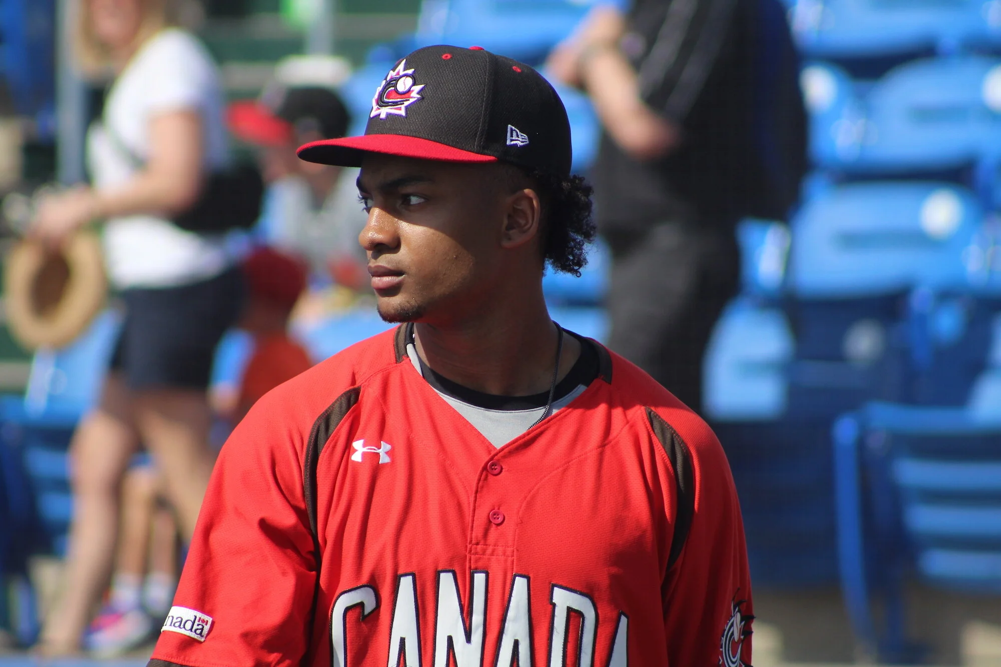 Ontario Terriers INF/OF Elijha Hammill, who has suited up for the Junior National Team, says his training with The Performance Lab has helped him become faster. Photo: Baseball Canada