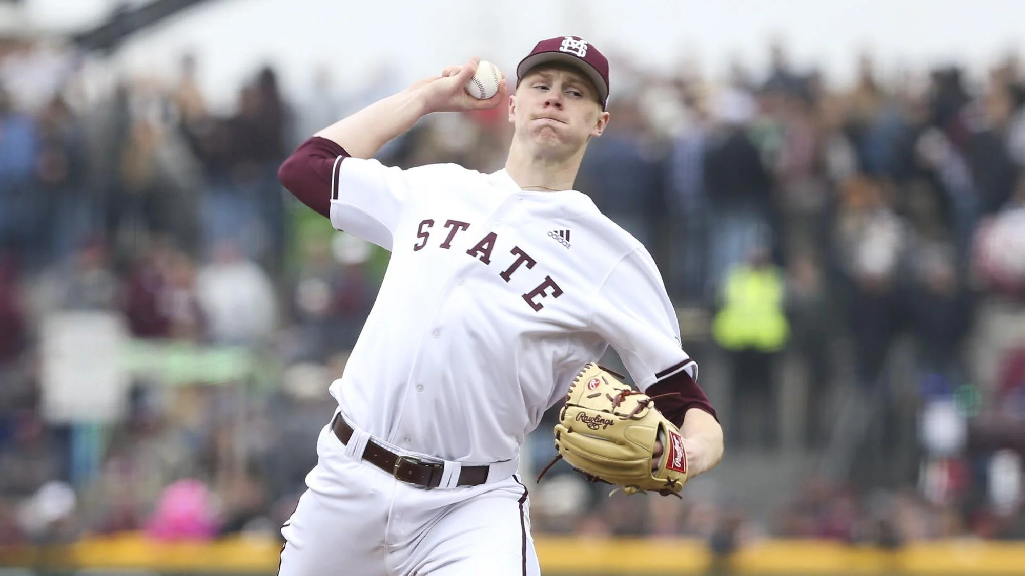 Cerantola strikes out side in ninth in Mississippi State 19-7 win