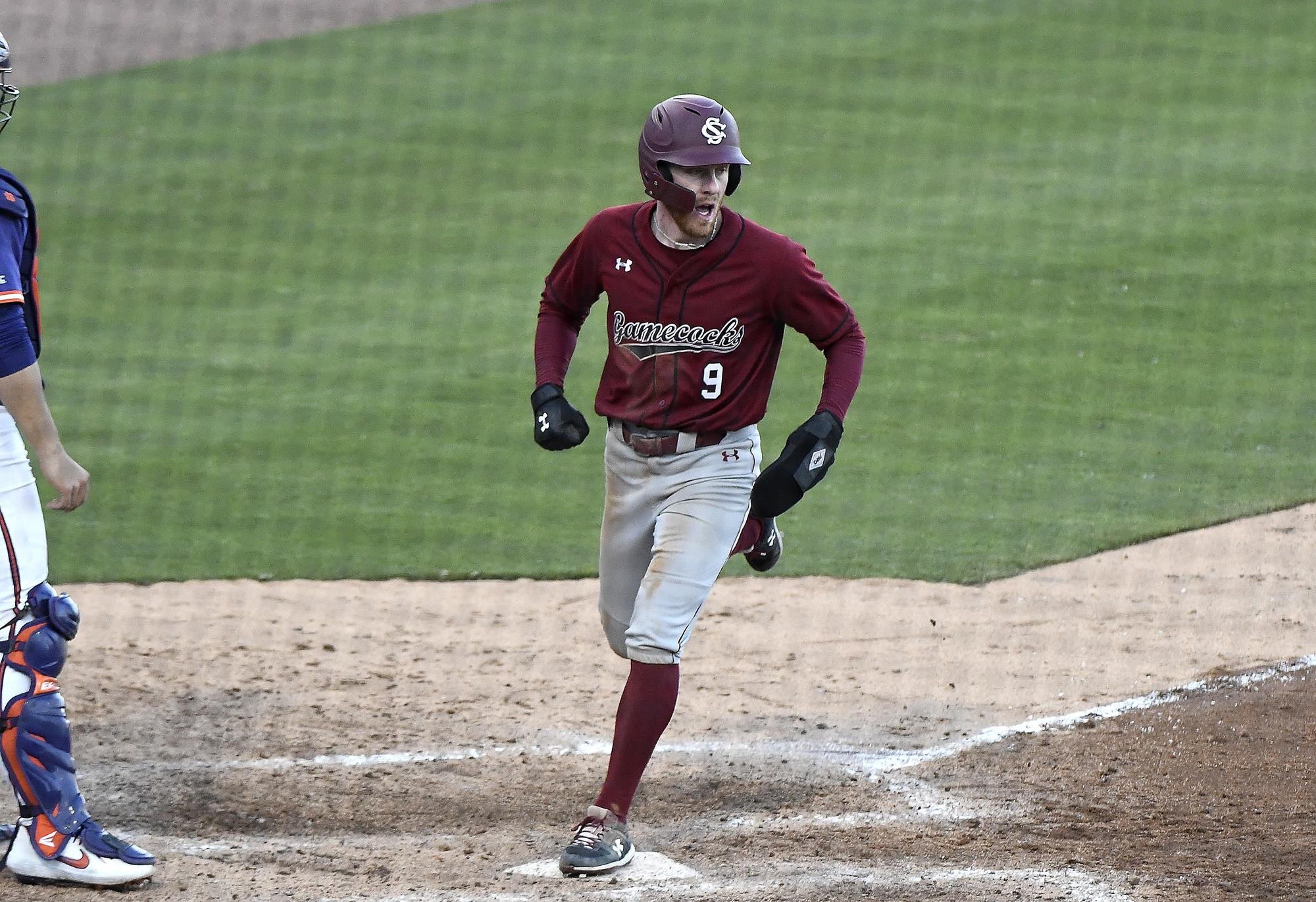 Myers belts grand slam to propel Gamecocks to win