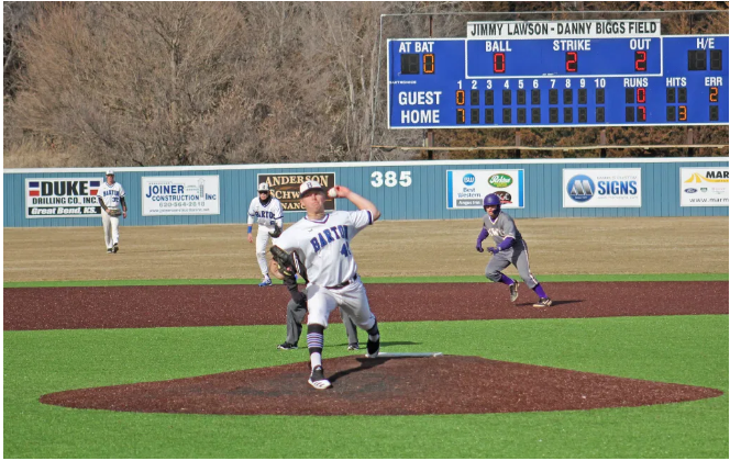 Okotoks Dawgs alum Graham Brunner (Sherwood Park, Alta.) has been chosen as an All-Kansas Jayhawk Community College Conference First Team selection. Photo: Barton Community College Athletics